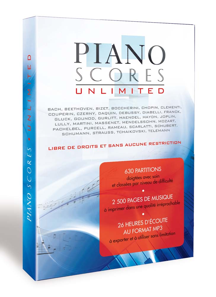 IPE MUSIC PIANO SCORES - 630 PARTITIONS POUR PIANO SUR DVD-ROM
