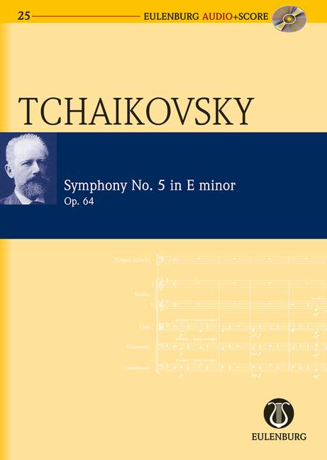 EULENBURG TCHAIKOVSKY P.I. - SYMPHONY NO. 5 E MINOR OP. 64 CW 26 - ORCHESTRA