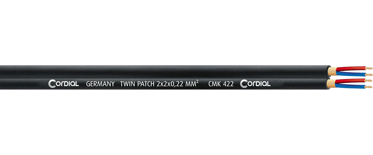 CORDIAL CMK422BLACK100 MICROPHONE 2 X 2 X 2 X 0.22 MM - 100 M