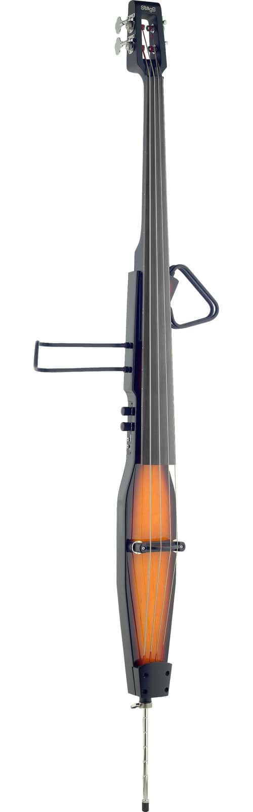 STAGG EDB-3/4 VBR 3/4 CONTREBASSE ELECTRIQUE EDB VBR VIOLONBURST LIVREE EN HOUSSE