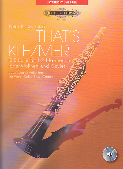 EDITION PETERS PRZYSTANIAK P. - THAT'S KLEZMER - 2 CLARINETTE (VIOLONS) ET PIANO