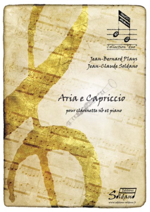 EDITIONS SOLDANO PLAYS J.B./SOLDANO J.C. - ARIA E CAPRICCIO - FLÛTE ET PIANO 
