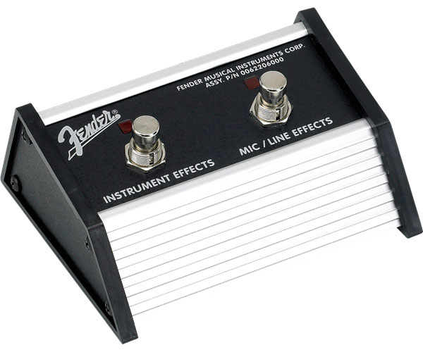 FENDER 2-BUTTON FOOTSWITCH: ACOUSTASONIC JR. DSP, 1/4