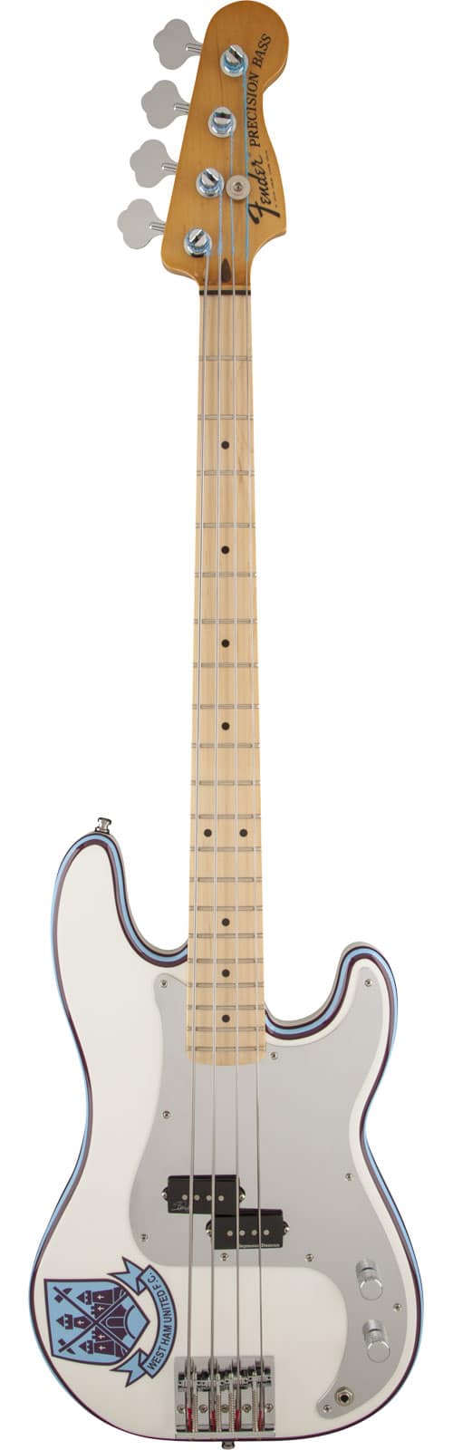 FENDER STEVE HARRIS PRECISION BASS MN, OLYMPIC WHITE