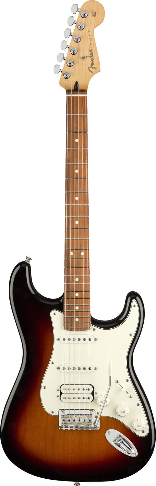 FENDER MEXICAN PLAYER STRATOCASTER HSS PF, 3-COLOR SUNBURST