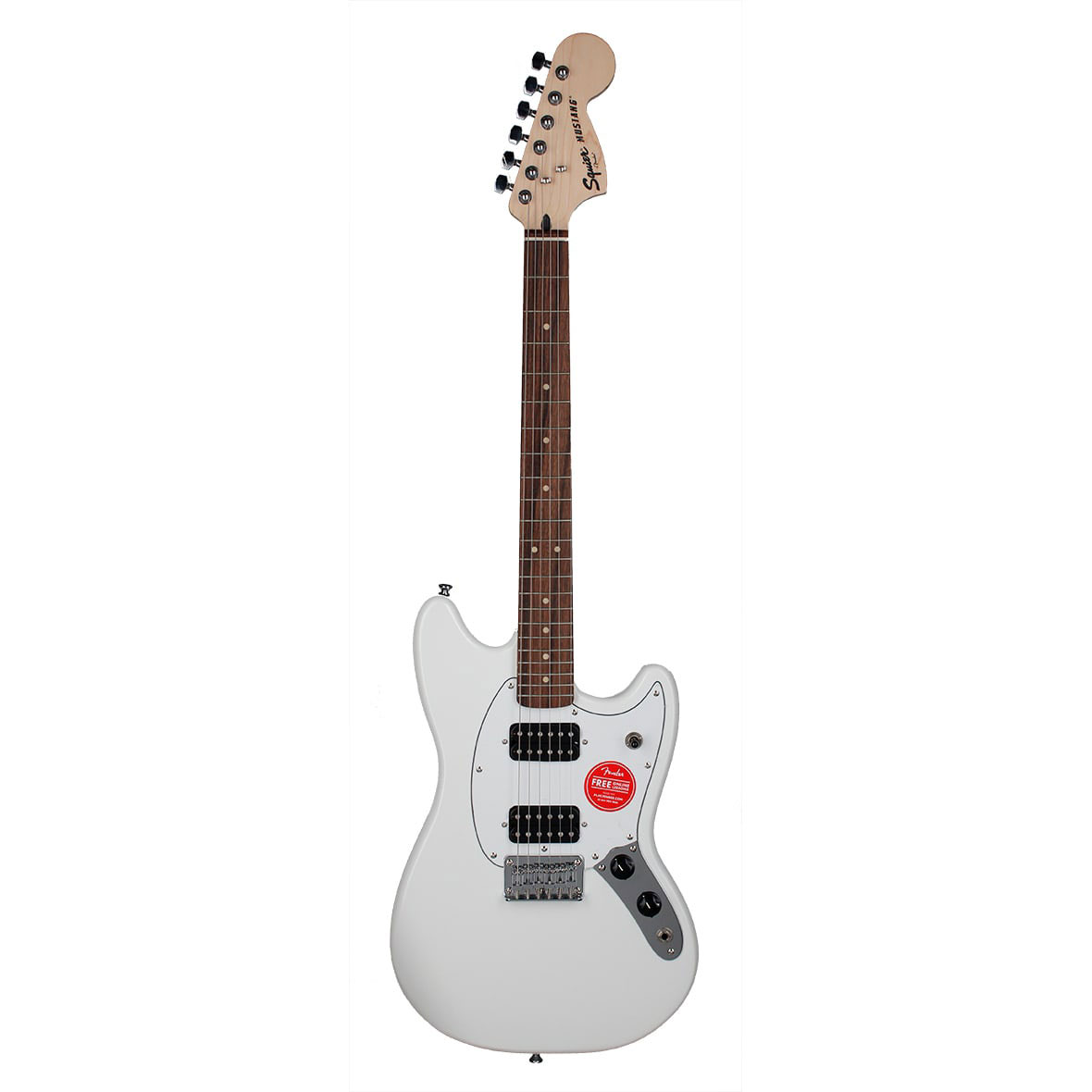 SQUIER MUSTANG BULLET HH LRL OLYMPIC WHITE