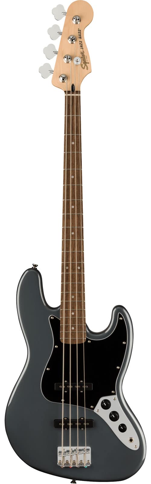 SQUIER JAZZ BASS AFFINITY LRL CHARCOAL FROST METALLIC