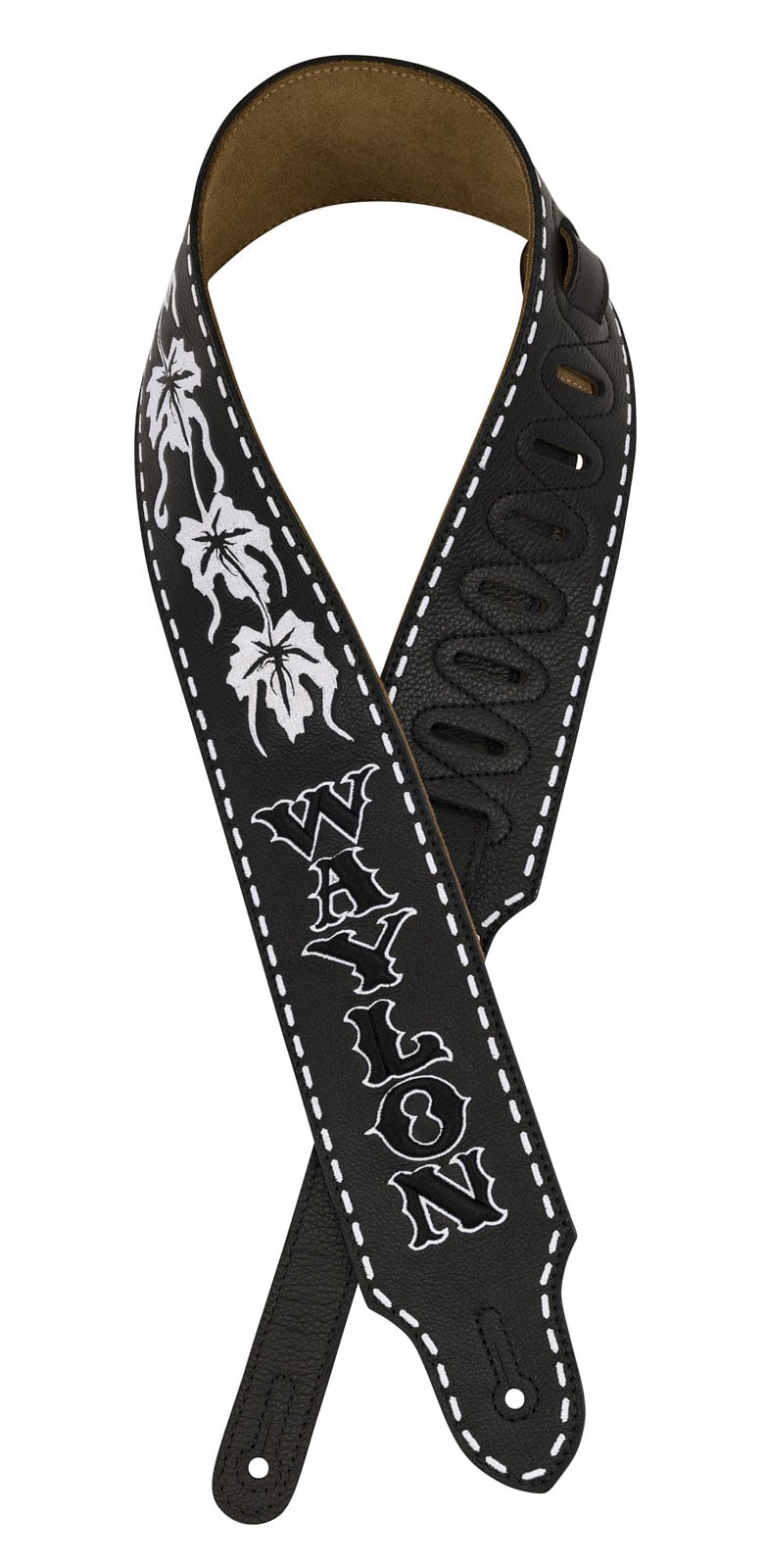 FENDER WAYLON JENNINGS SIGNATURE STRAP BLACK