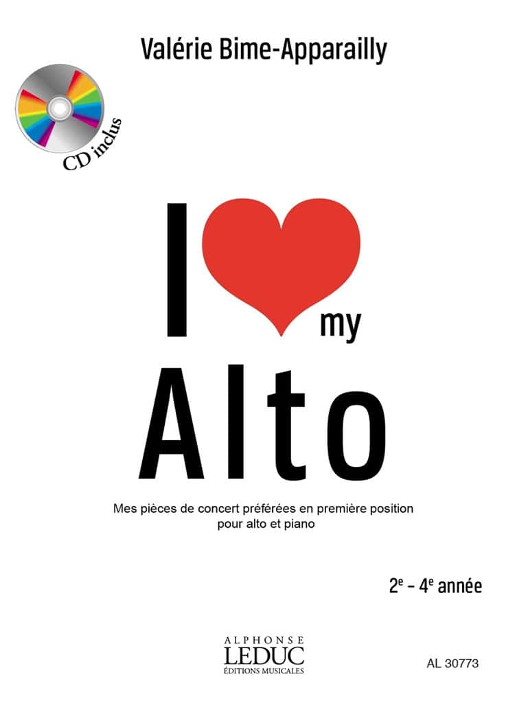 LEDUC BIME-APPARAILLY VALERIE - I LOVE MY ALTO