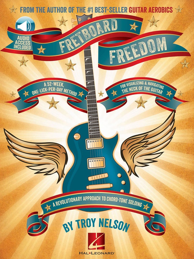 HAL LEONARD NELSON TROY FRETBOARD FREEDOM GUITAR + AUDIO TRACKS - GUITAR TAB