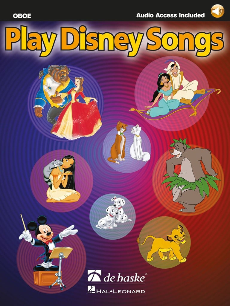 DEHASKE PLAY DISNEY SONGS - HAUTBOIS + AUDIO TRACKS 