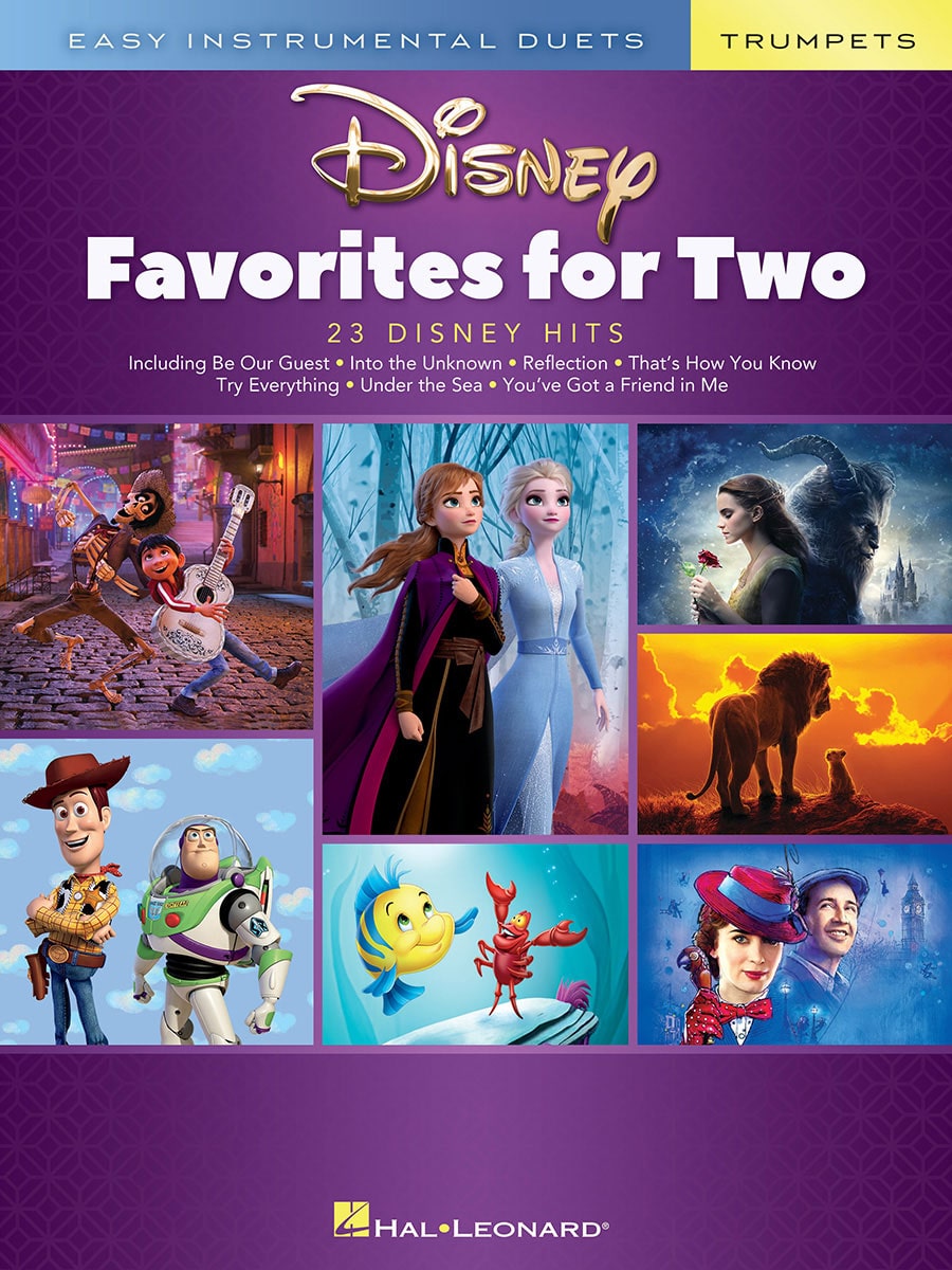 HAL LEONARD DISNEY FAVORITES FOR TWO - TROMPANDTE