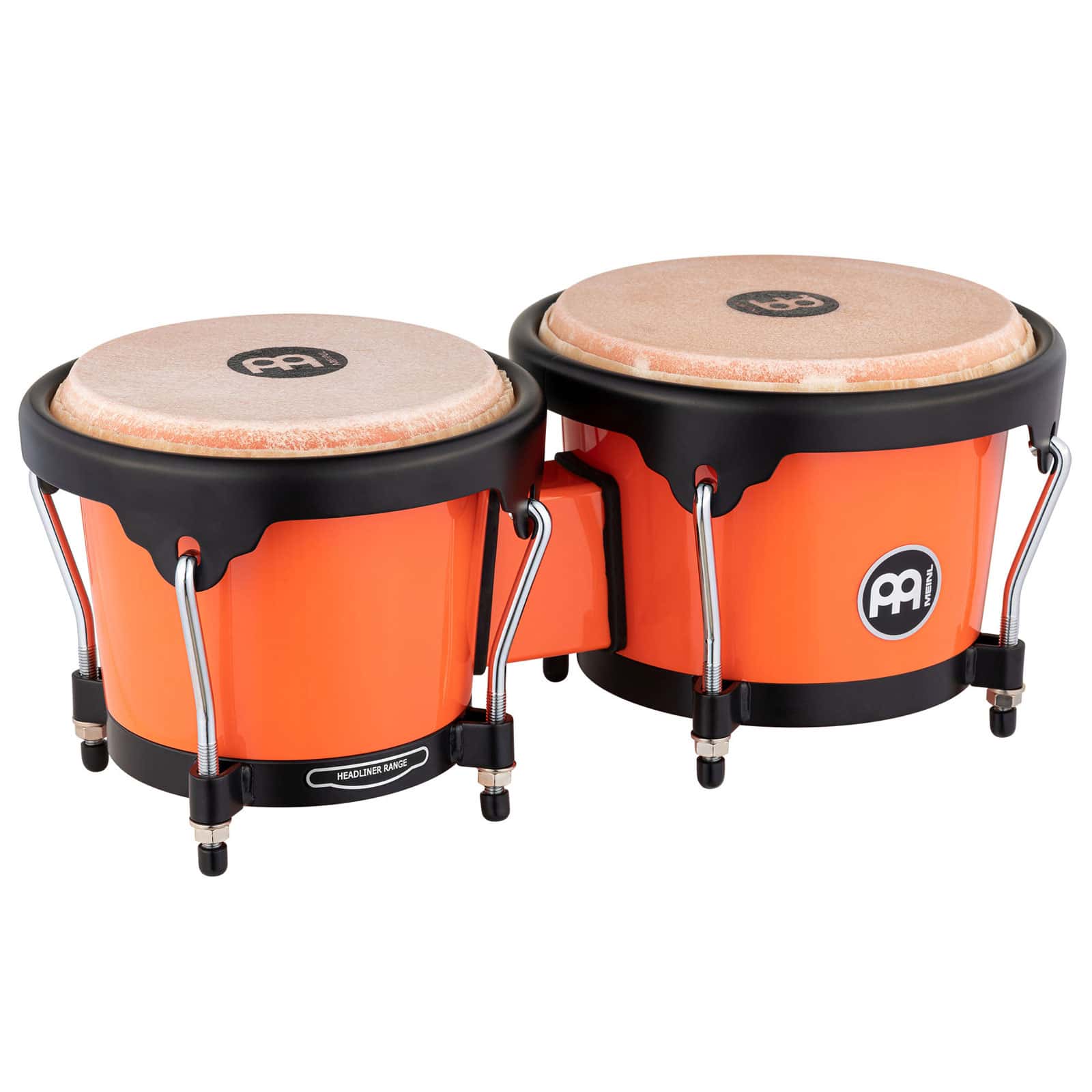 MEINL PERCUSSION JOURNEY SERIES HB50 BONGO, ELECTRIC CORAL