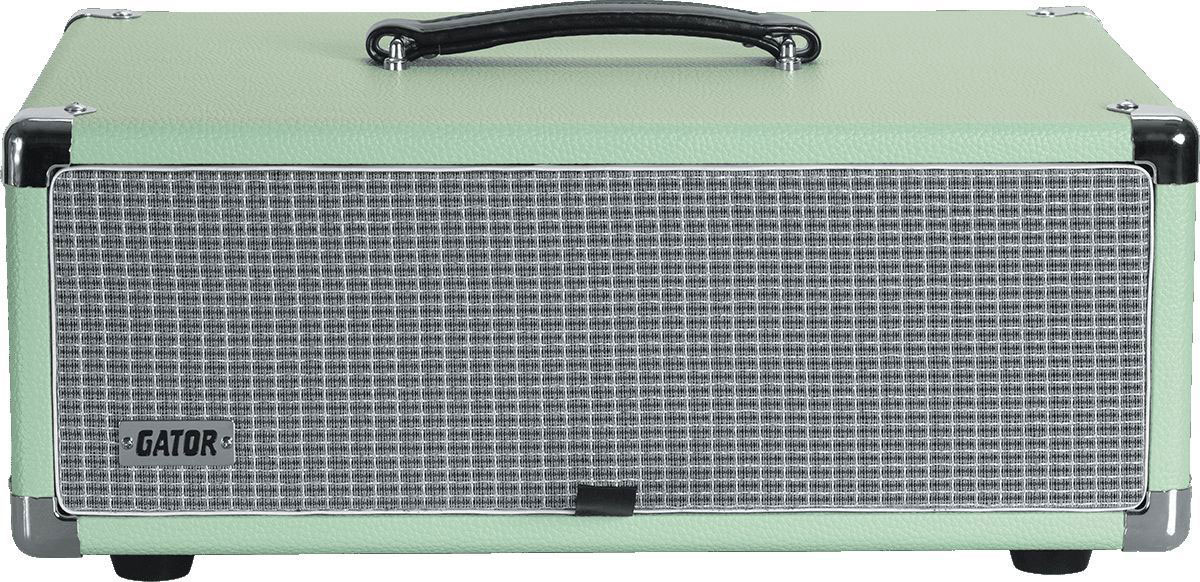 GATOR WOODEN RACK 3U VINTAGE AMP SURF GREEN