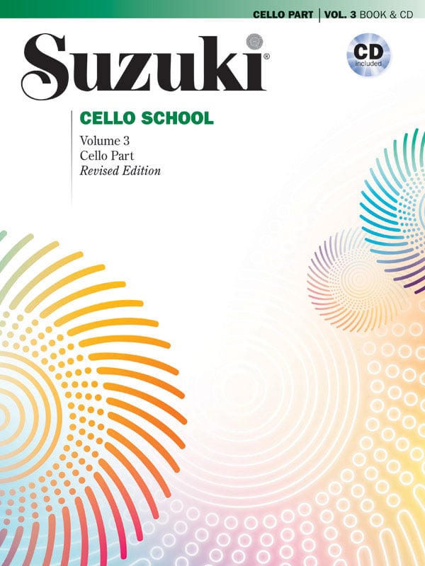 ALFRED PUBLISHING SUZUKI CELLO SCHOOL VOL.3 (REVISED) + CD 