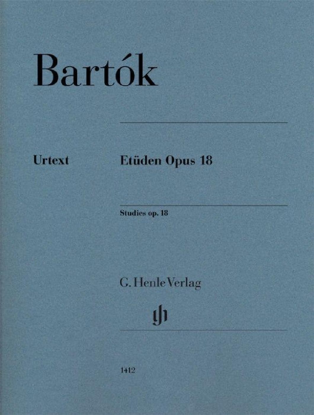 HENLE VERLAG BÉLA BARTÓK - STUDIES OP. 18