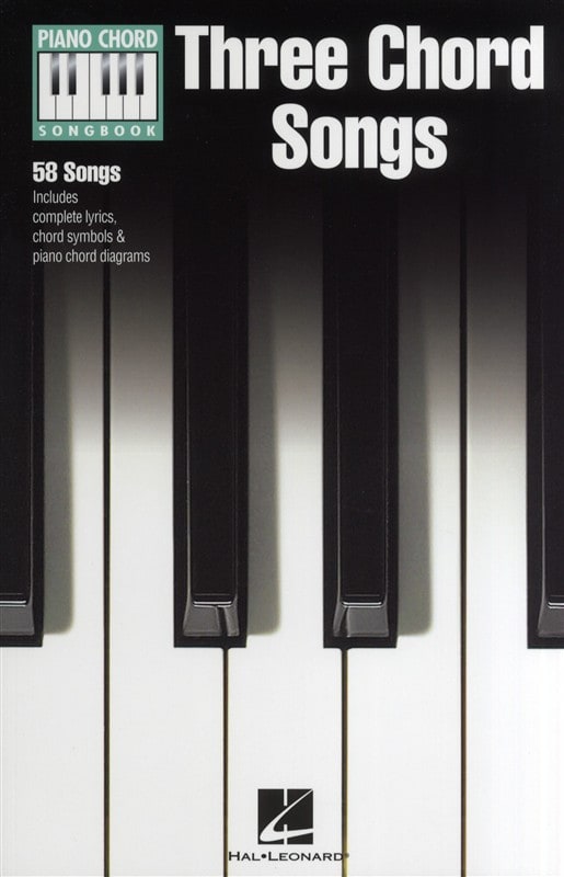 HAL LEONARD PIANO CHORD SONGBOOK THREE CHORD SONGS LC - PIANO SOLO
