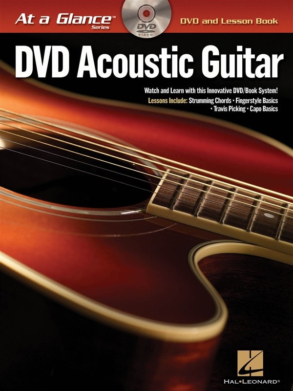 HAL LEONARD AT A GLANCE ACOUSTIC GUITAR + DVD - GUITAR