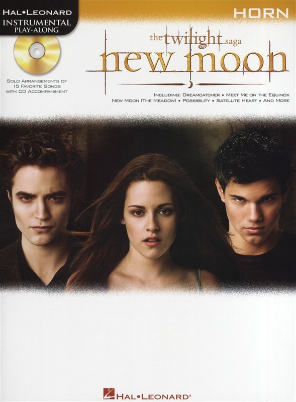 HAL LEONARD INSTRUMENTAL PLAY-ALONG NEW MOON SOUNDTRACK + CD - HORN