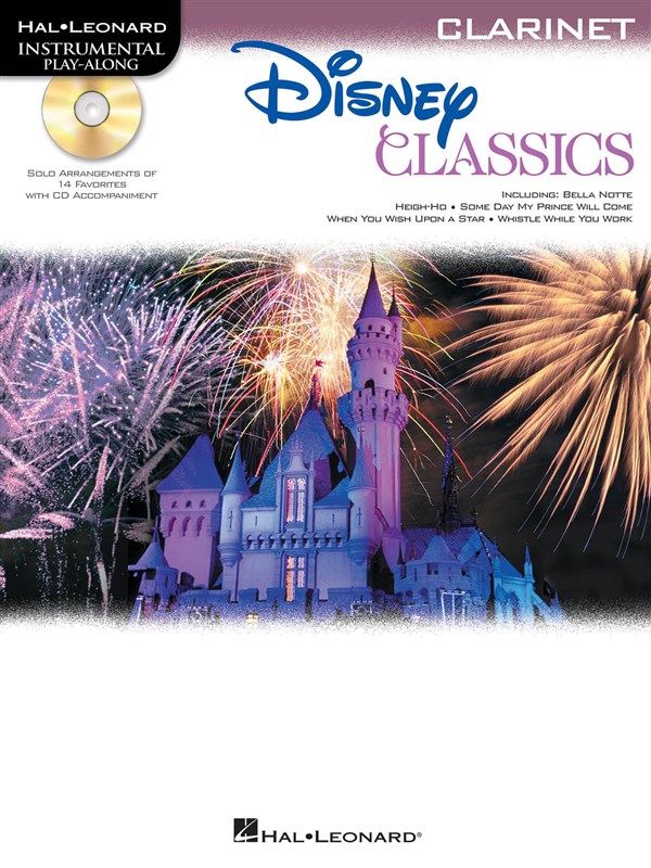 HAL LEONARD DISNEY CLASSICS INSTRUMENTAL PLAY ALONG - + CD - CLARINET