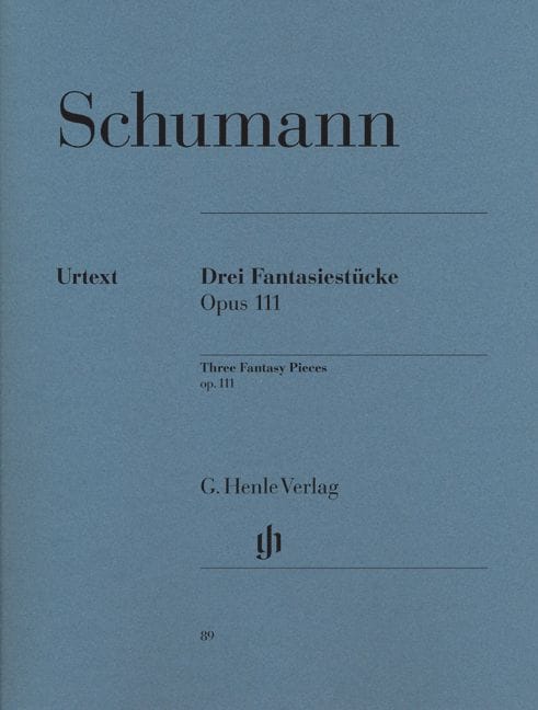 HENLE VERLAG SCHUMANN R. - 3 FANTASY PIECES OP. 111