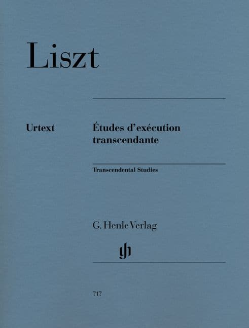 HENLE VERLAG LISZT F. - ETUDES D'EXECUTION TRANSCENDANTE