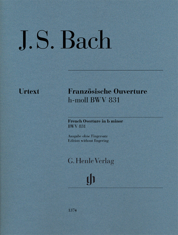 HENLE VERLAG BACH J.S. - FRANZOSISCHE OUVERTURE H-MOLL BWV 831