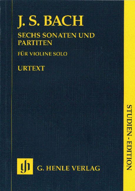 HENLE VERLAG BACH J.S. - SONATAS AND PARTITAS BWV 1001-1006 FOR VIOLIN SOLO (NOTATED AND ANNOTATED VERSION)