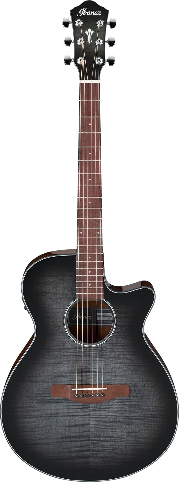 IBANEZ AEG70-TCH-TRANSPARENT CHARCOAL BURST HIGH GLOSS