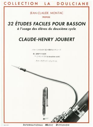 IMD ARPEGES JOUBERT C. H. - 32 ETUDES FACILES POUR BASSON