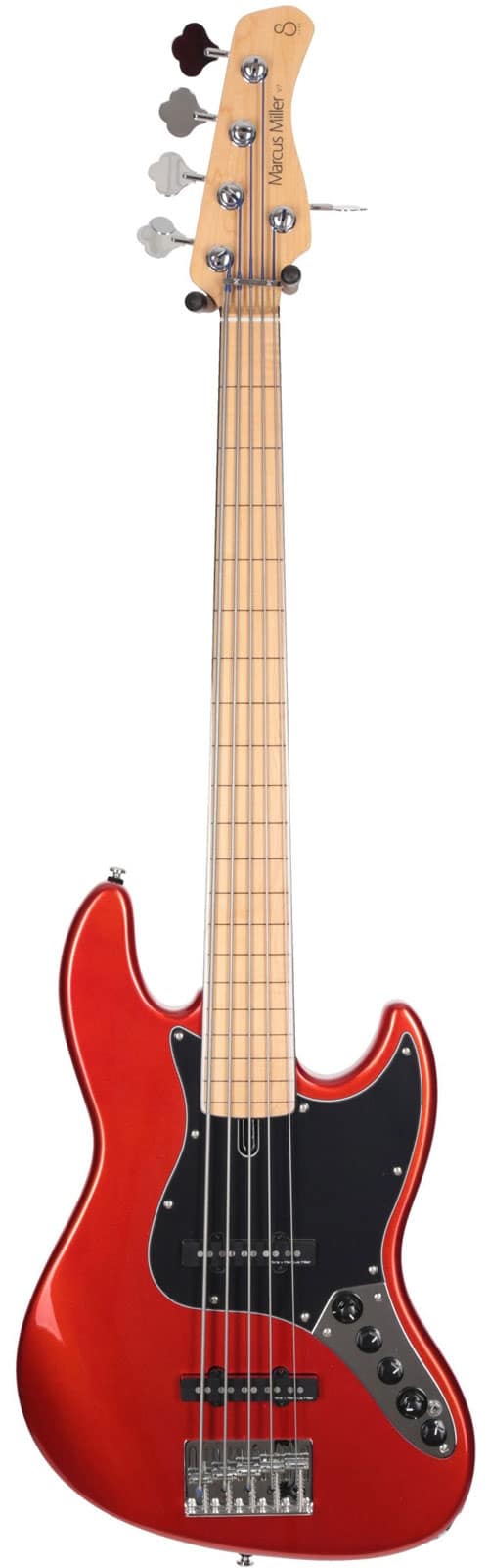 SIRE MARCUS MILLER V7 VINTAGE ALDER-5 FL BMR MN FRETLESS BRIGHT METALLIC RED