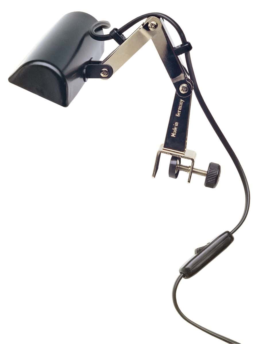 K&M 12250-000-55 BLACK MUSIC STAND LIGHT