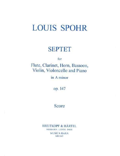 EDITION BREITKOPF SPOHR LOUIS - SEPTETT OP. 147 - MIXED SEPTETT