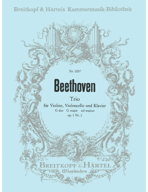 EDITION BREITKOPF BEETHOVEN L.V. - KLAVIERTRIO G-DUR OP. 1/2