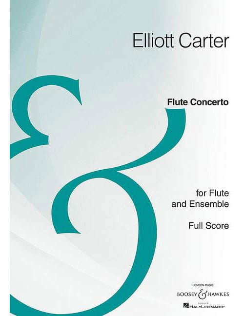 BOOSEY & HAWKES CARTER E. - FLUTE CONCERTO - FLUTE