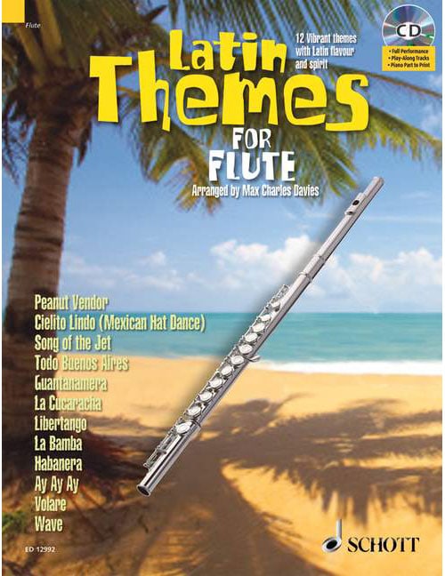 SCHOTT LATIN THEMES FOR FLUTE + CD - FLUTE