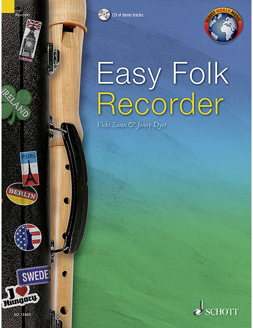 SCHOTT EASY FOLK RECORDER + CD