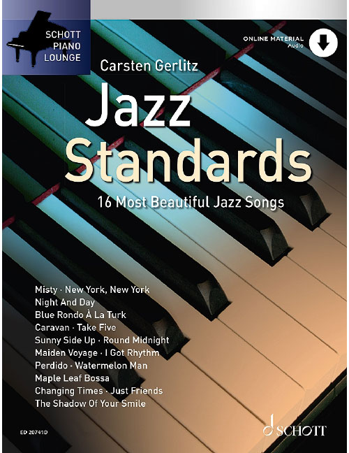 SCHOTT CARSTEN GERLITZ - JAZZ STANDARDS - PIANO