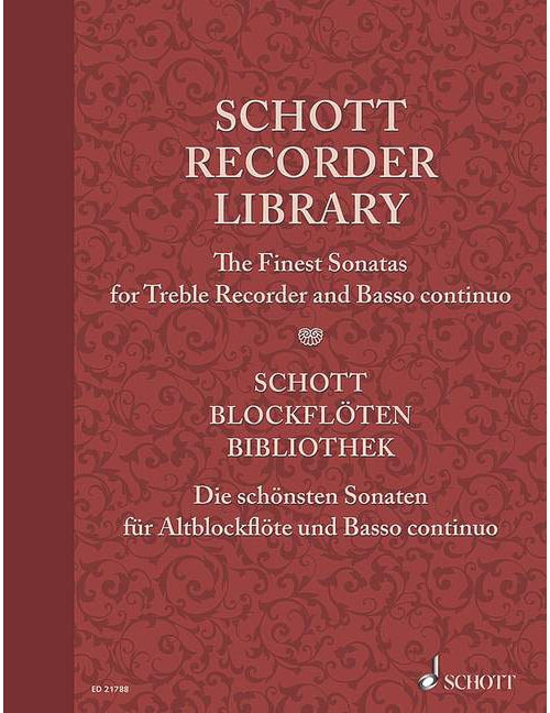 SCHOTT SCHOTT RECORDER LIBRARY - ALTO RECORDER & BASSO CONTINUO