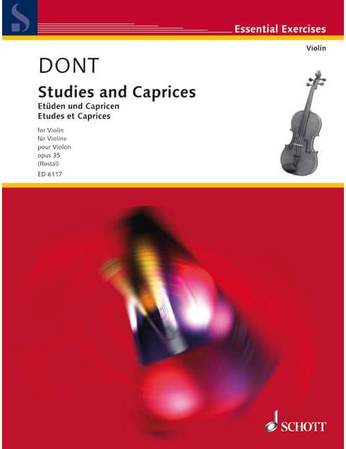 SCHOTT DONT JACOB - STUDIES AND CAPRICES OP. 35 - VIOLIN