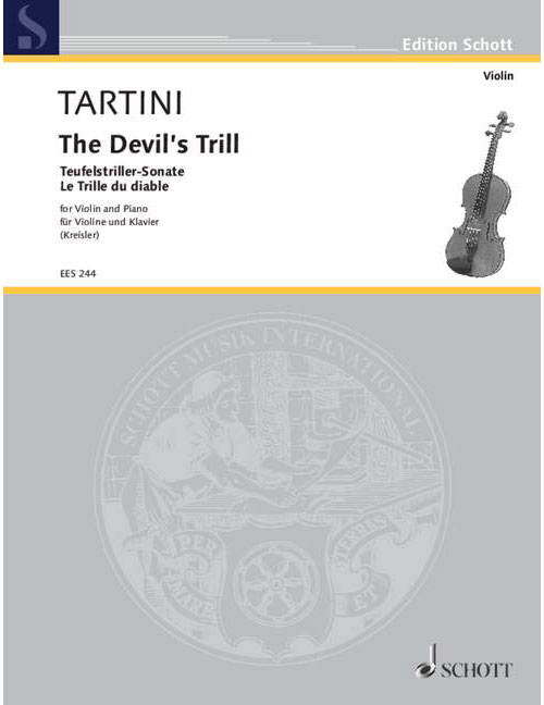 EULENBURG TARTINI GIUSEPPE - SONATA IN G MINOR - VIOLIN AND PIANO