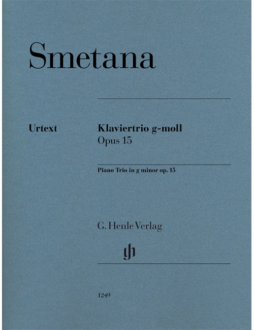 HENLE VERLAG SMETANA BEDRICH - PIANO TRIO IN G MINOR OP.15