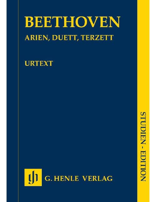 HENLE VERLAG BEETHOVEN L.V. - ARIAS, DUOS & TRIOS - SCORE