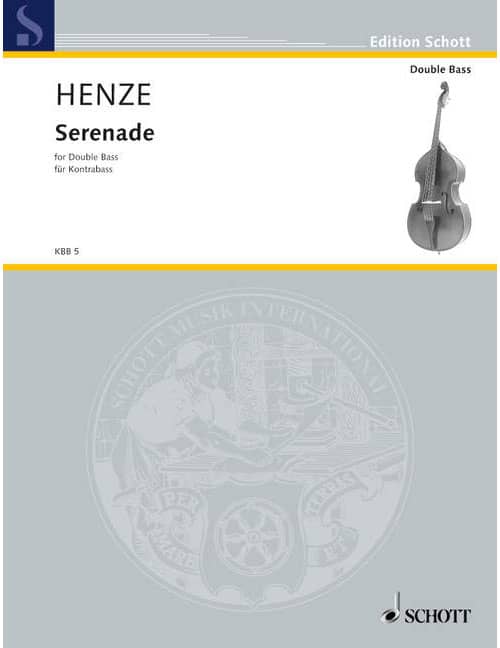 SCHOTT HENZE HANS WERNER - SERENADE - DOUBLE BASS