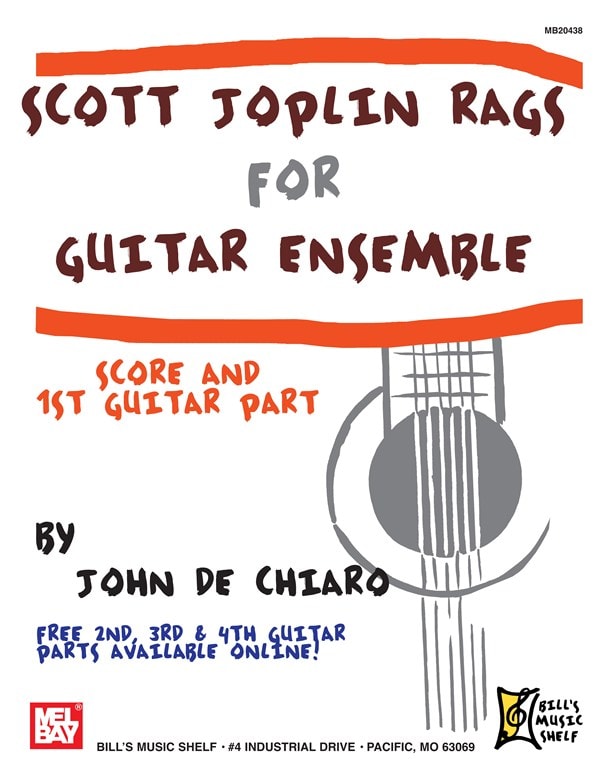 MEL BAY SCOTT JOPLIN - RAGS FOR GUITAR ENSEMBLE - GUITAR