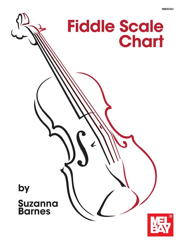 MEL BAY BARNES SUZANNA FIDDLE SCALE CHART VIOLIN- VIOLIN