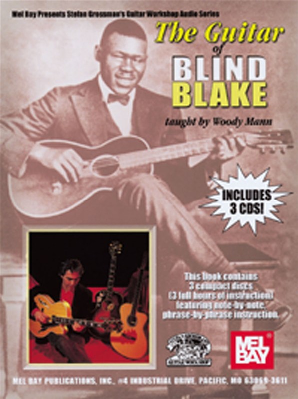 MUSIC SALES MANN WOODY - GUITAR OF BLIND BLAKE - GUITAR