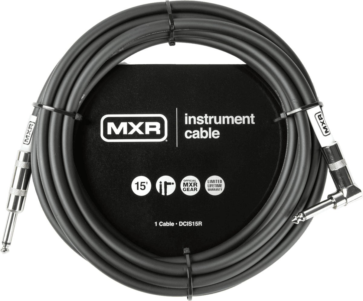 MXR CABLES STANDARD INSTRUMENT CABLES JACK/JACK ELBOW 4.5M