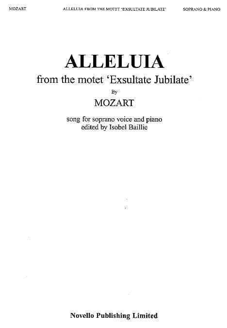NOVELLO MOZART W.A. - ALLELUIA