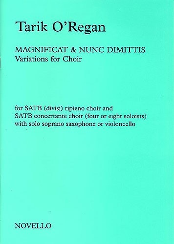 NOVELLO MAGNIFICAT AND NUNC DIMITTIS - VARIATIONS FOR CHOIR - SOPRANO SAX